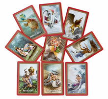 Load image into Gallery viewer, Nine playing cards from the Ability Cards deck of the board game Bharata 600 BC