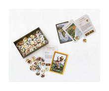 Load image into Gallery viewer, The Event tokens box with tokens and samples of Event cards and Ability cards from the board game Bharata 600 BC